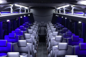 Glendale Charter Bus Interior