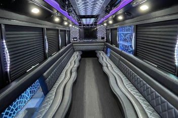 Glendale Party Bus Interior