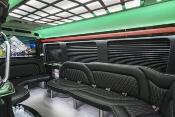 Glendale Sprinter Party Bus Interior