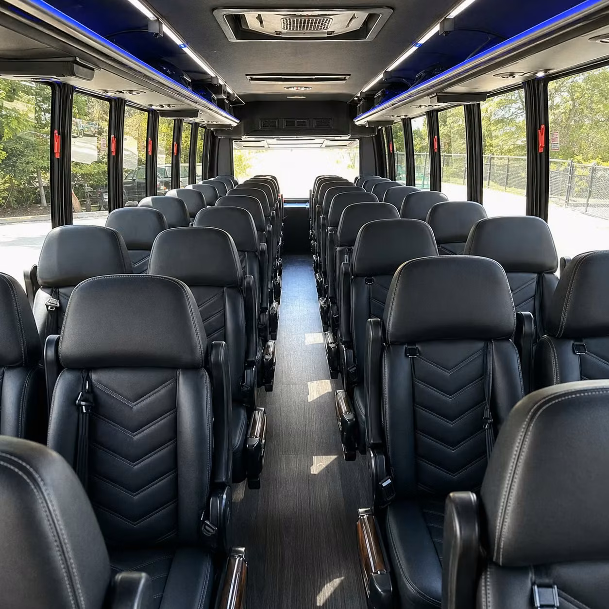 28 passenger minibus inside