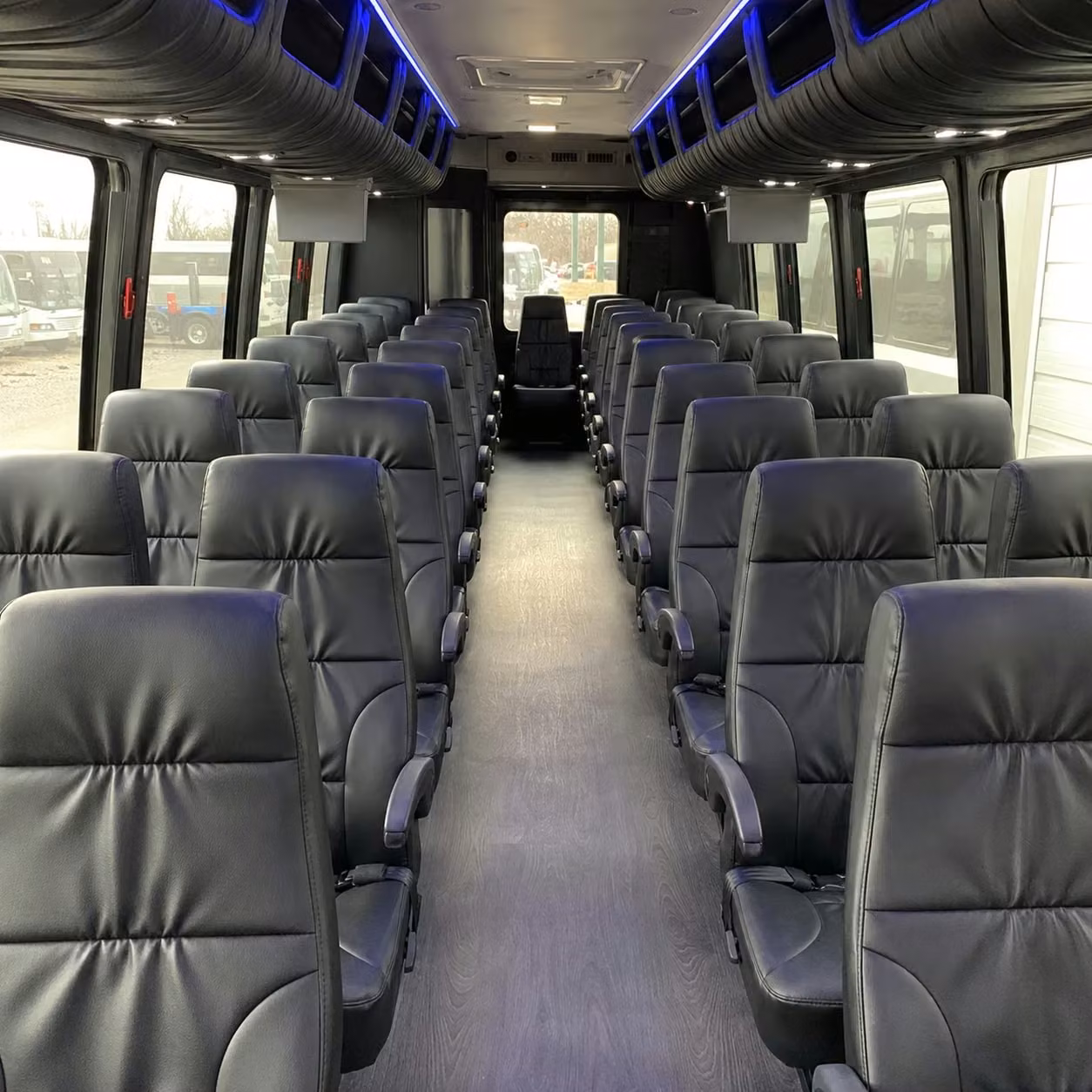 35 passenger minibus interior