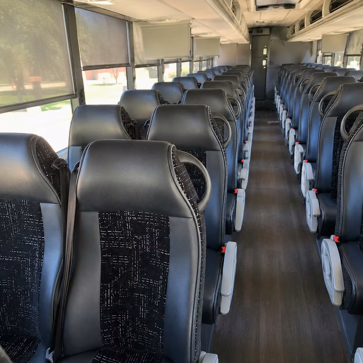 glendale charter bus interior
